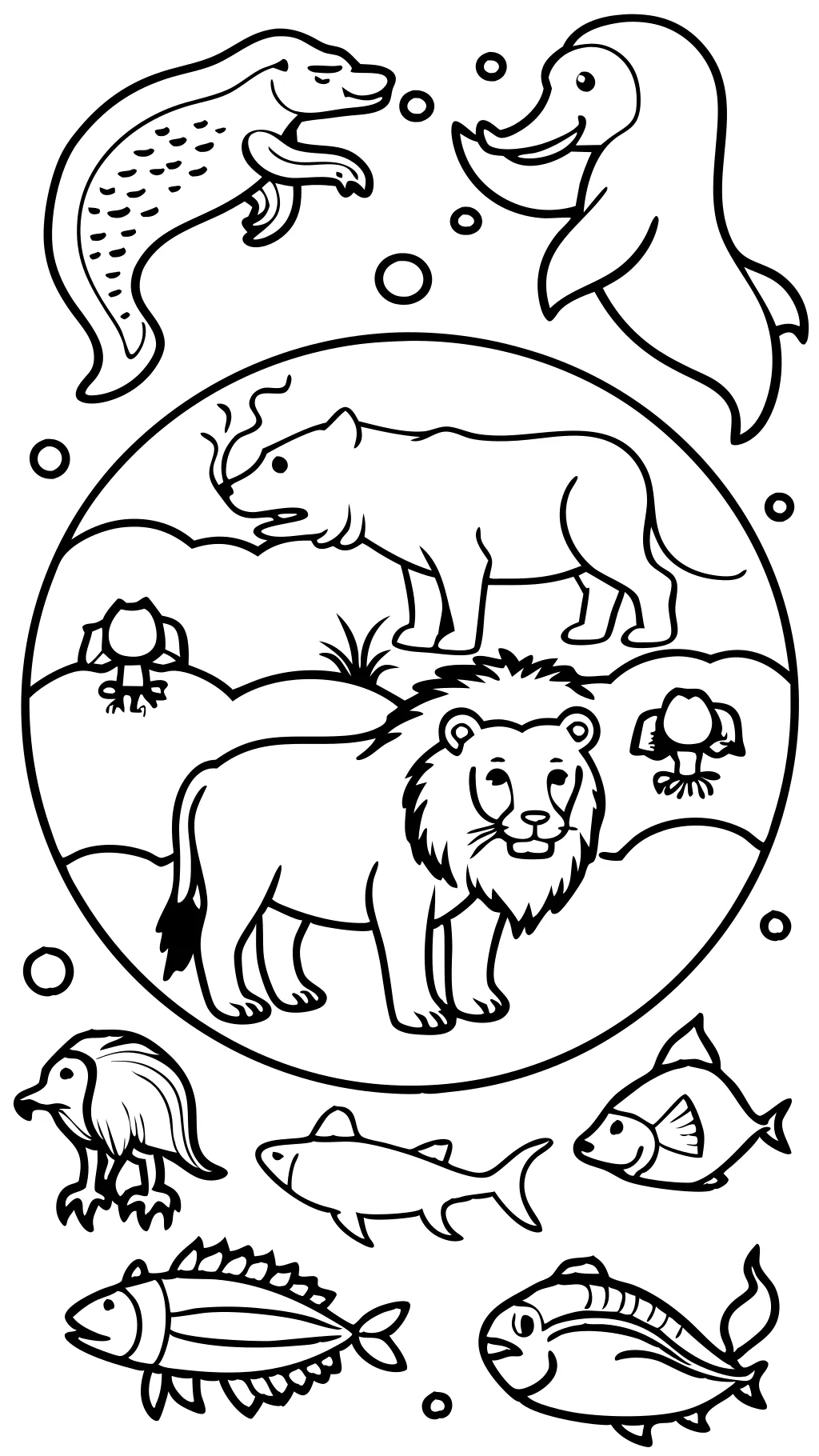 mammal coloring pages